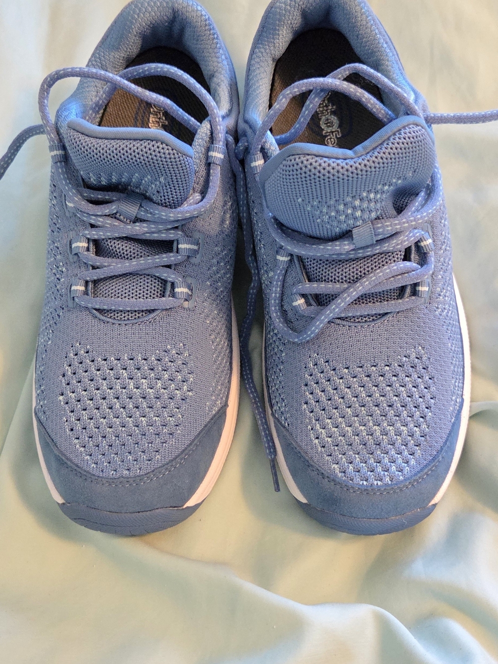 Women’s Lightweight Blue Knit Sneakers for Everyday Comfort
